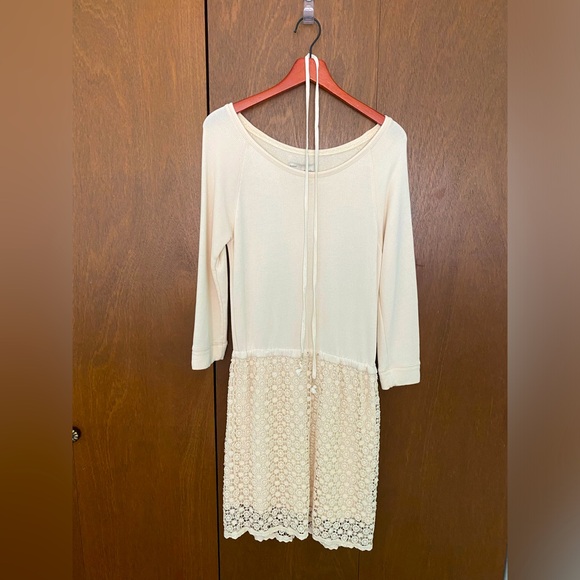 Anthropologie Dresses & Skirts - Saturday Sunday Cream Ceridwen Sweater Dress